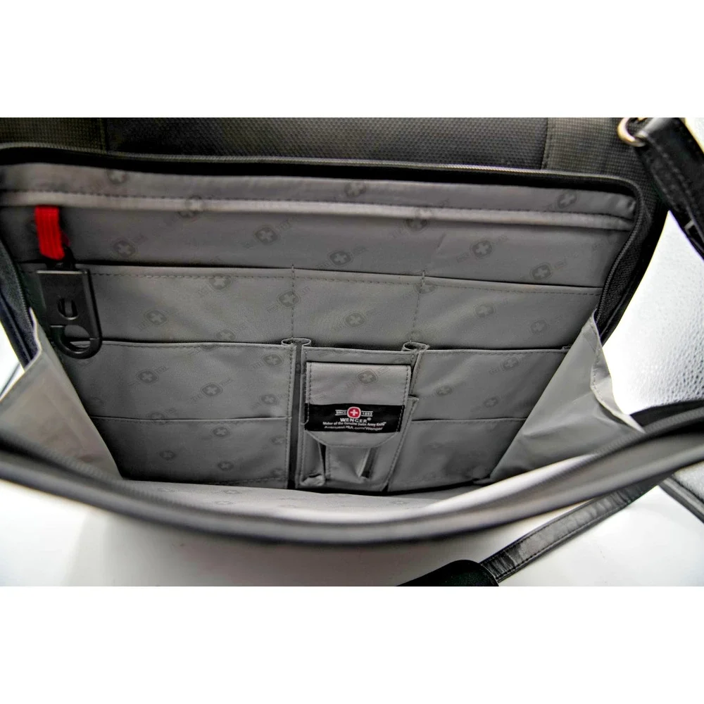 Wenger Black Slim Laptop Briefcase / Work Bag‎ Gently Used